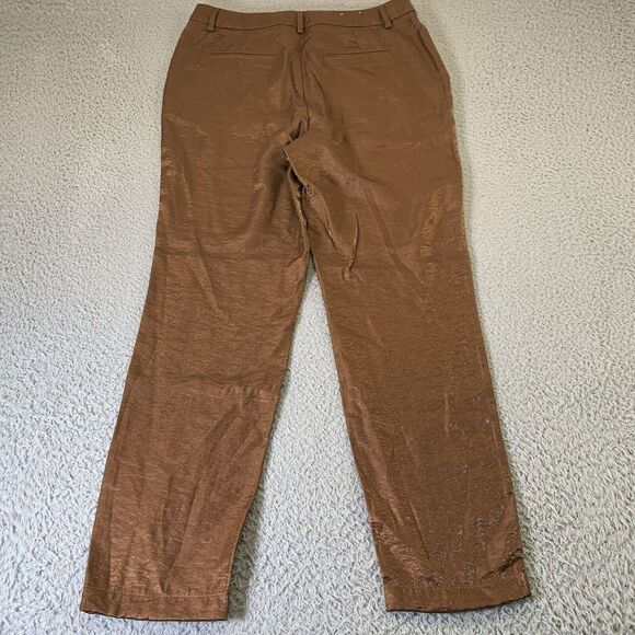 Scotch & Soda Cocktail Hour Pants Womens 29x30 Lowry Slim Shiny Disco Shimmery - Picture 12 of 13